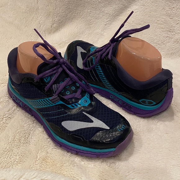 Women's Brooks PureGrit 5 Pure Grit Athletic Trail Running Shoes Size 6.5 VGC - Picture 8 of 14